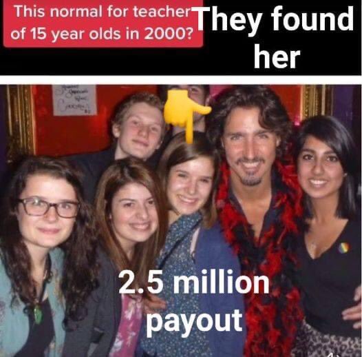 Cat32909647's tweet photo. @_Veteran444_ @JustinTrudeau He helped her https://t.co/2mDWlfInic