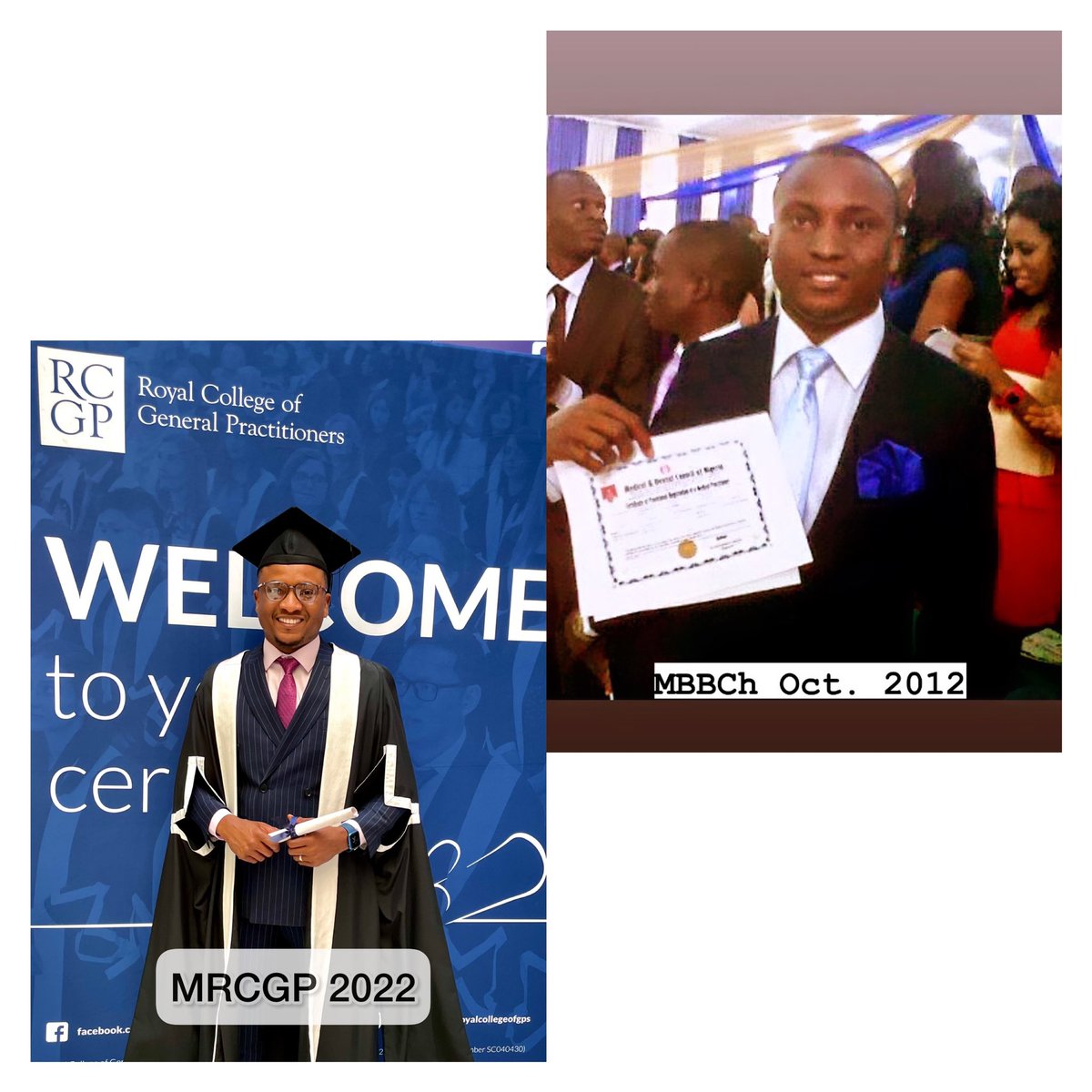 drpepple_'s tweet image. Official Membership Ceremony RCGP, London.
Las las, school No be scam.
Accolades are in order.
Dr Douglas-Iyalla Pepple,
(B.Sc, MBBCh, M.Sc, MRCGP).
To God be the glory.
#RoyalCollege
#MRCGP
#RCGP