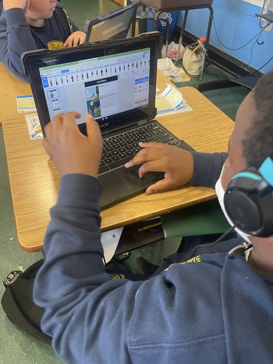 MrsSchmid_ICS's tweet photo. We finished Tuck Everlasting and are working on analyzing our favorite main characters in the novel. @StoryboardThat @icschool_online https://t.co/CzXs4171cZ