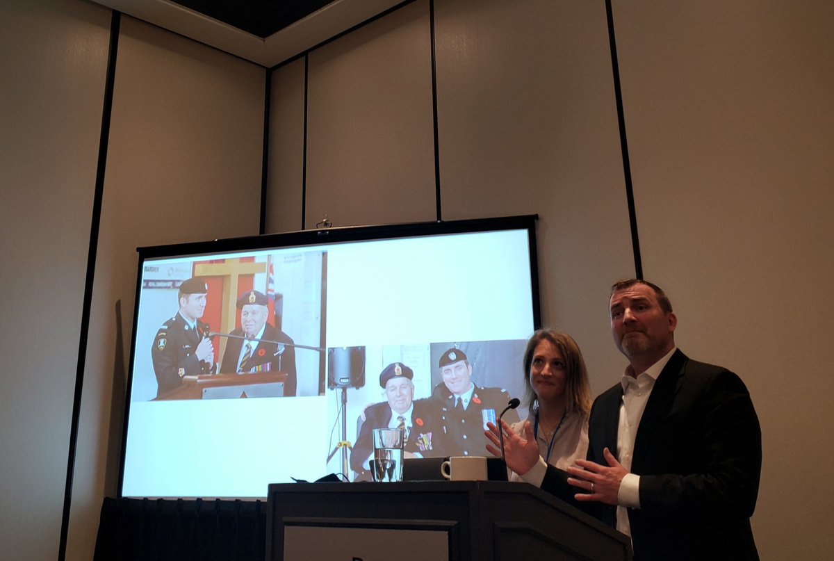Veteran, Ryan, and his wife, Rebekah, telling their touching story of what it's like to be a Veteran family experiencing chronic pain. @CanadianPain @chronicpainCOE #CanadianPain2022