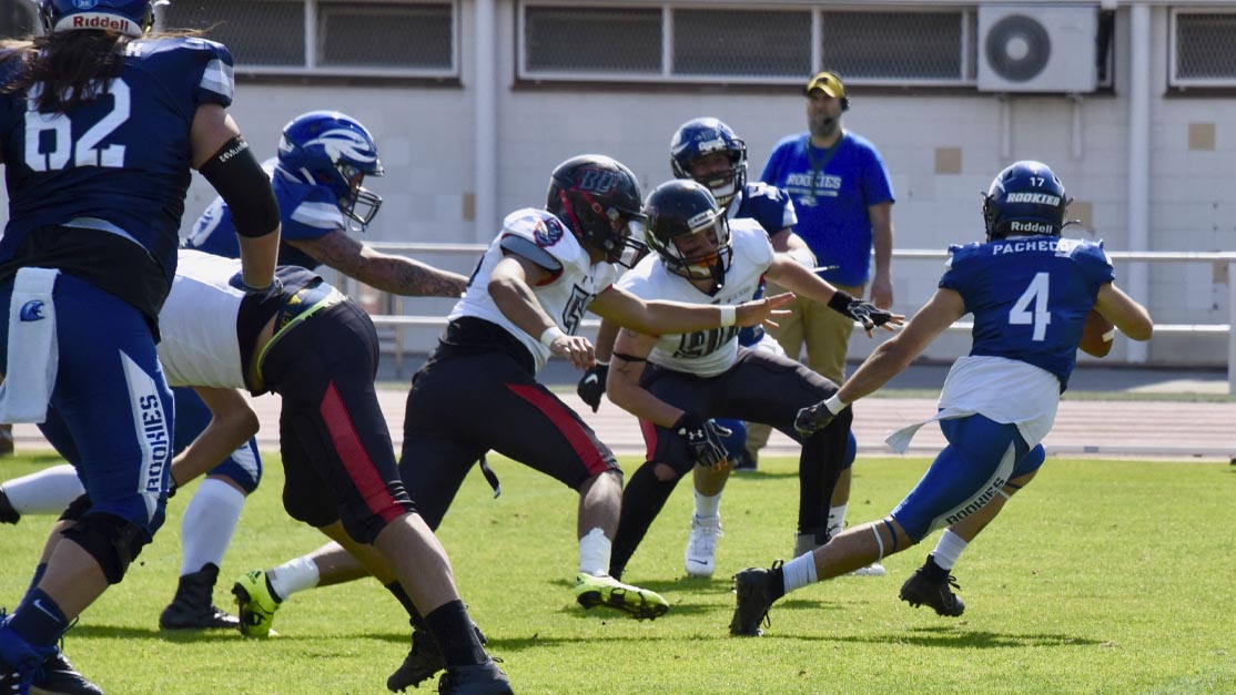 ashisfootball's tweet photo. 📰 Crónica #SerieA Semis:
@BlackDemonsFA no cedieron ni con un viaje de por medio, y tras derrotar a @barberarookies disputarán la #SpanishBowl ante sus vecinos 👀 ¡Y aquí tienes la crónica más completa! 👇🏼

➡️ https://t.co/V4H1TLpX9w ⬅️

Por 📝 @adrisanhawks
📸 Lola Morales https://t.co/YEsdnU8Pq1