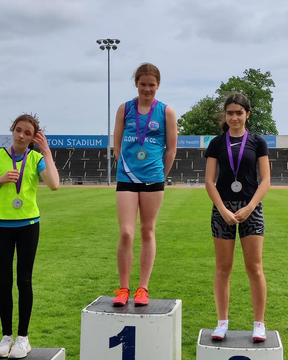 clonturkcc's tweet photo. Great day out for Clonturk at the first ever Educate Together Athletics Day. Congrats to Martha Fisher who won gold in both the 100m and 200m. Congrats to Cara Ruxton and Abigail Delaney for taking home Silver and Bronze in the 400m https://t.co/yCNjfzy49C