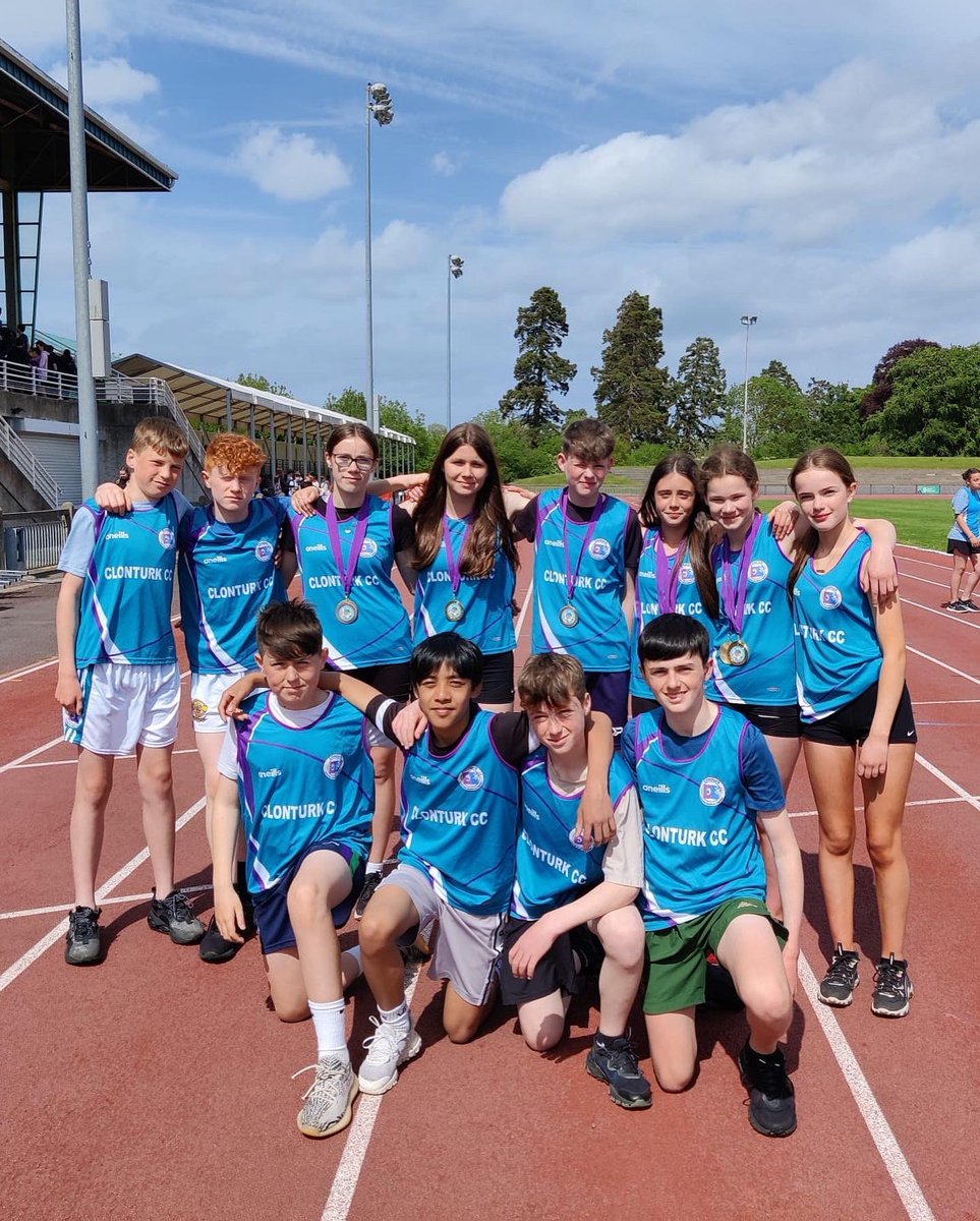 clonturkcc's tweet photo. Great day out for Clonturk at the first ever Educate Together Athletics Day. Congrats to Martha Fisher who won gold in both the 100m and 200m. Congrats to Cara Ruxton and Abigail Delaney for taking home Silver and Bronze in the 400m https://t.co/yCNjfzy49C
