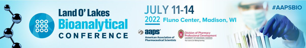 AAPSComms's tweet photo. Thanks for joining us at #NBC2022! Safe travels home ✈️ and we hope to see you soon.👋 #STEM experts: there are more opportunities to #ShareYourScience. Join us this summer at The Annual Land O’ Lakes Bioanalytical Conference: https://t.co/st4u9ws4FP
#BioCon2022 #AAPSBio https://t.co/EvAwM1vEon