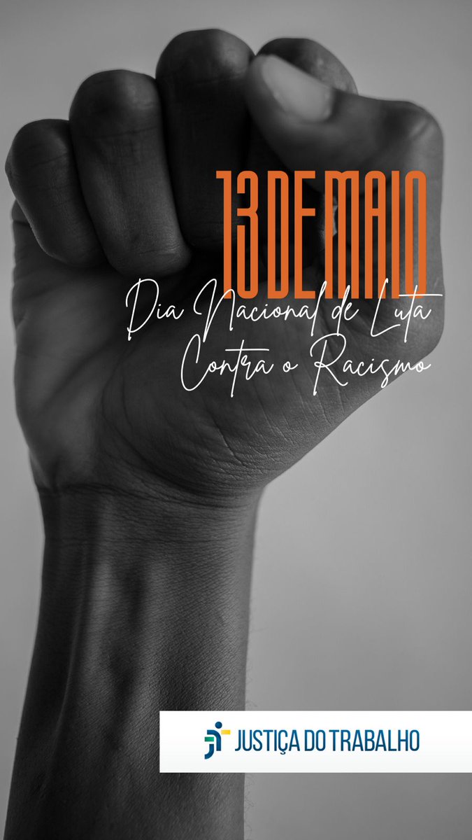 trtsp2's tweet photo. #13deMaio -Dia Nacional da Luta Contra o #racismo
Crédito da imagem e arte: #TRT5
#racismonão #aboliçãodaescravatura #leiaurea #discriminação #preconceito #TRT2Acessível #PraCegoVer https://t.co/0zOf4dx41f