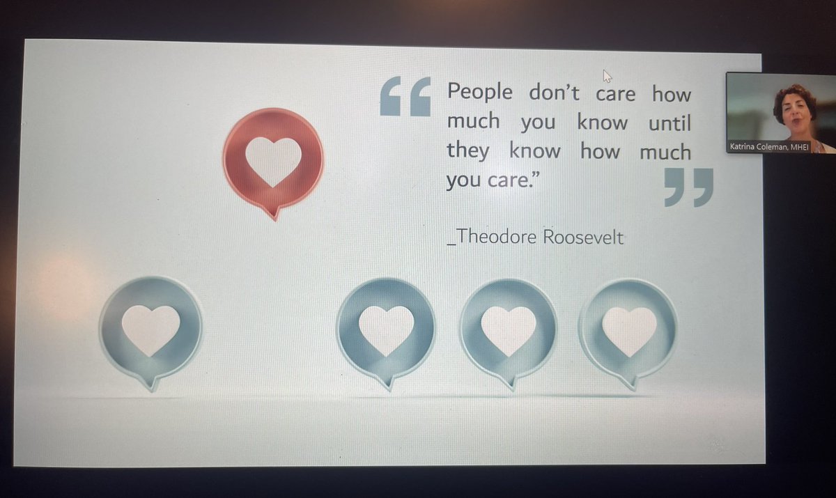 Soaking up every ounce of Building Block 3 of Compassionate Leadership w/ <a href="/katsuecoleman/">Katrina Coleman</a>  ❤️🏆👏🏼 <a href="/TheHXF/">Healthcare Experience Matters</a> @MDHealthcareEd