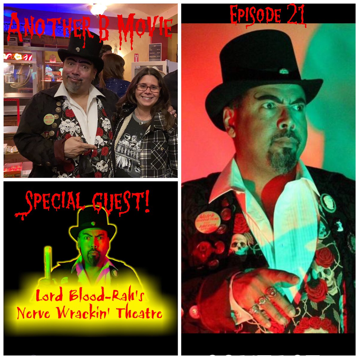 New Episode!🚨Get ready Geekaritas &amp; Geekulas! We have a special guest joining us! Horror Host Extraordinaire @LordBloodRah !! He is a #RondoAward Nominee, #HorrorHostHallOfFame inductee and is featured in the documentary film “Up Late with Bob Wilkins.” linktr.ee/AnotherBMovieP…