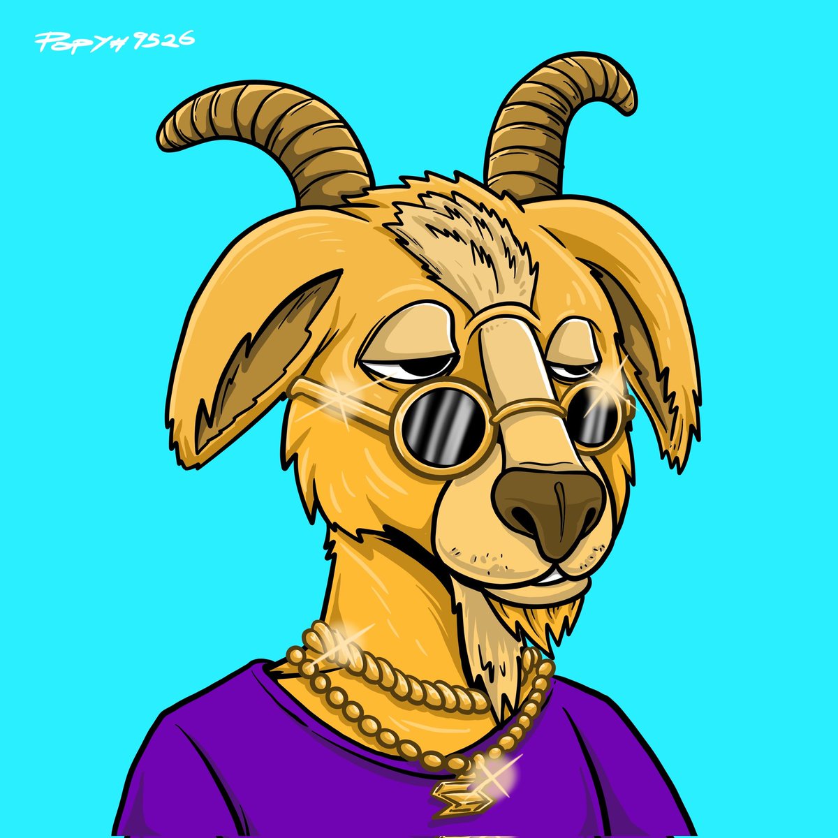 Jejew20_'s tweet photo. Dear @GreatGoatsNFT 
Hey This is my first fan art, I hope you like it
I'm really interested in your project because your project has a unique ultility and has a solid community, I hope I become one of you

Discord: Popy#9526
#FROMINDONESIAN #greatgoats https://t.co/uHHJYO7T62