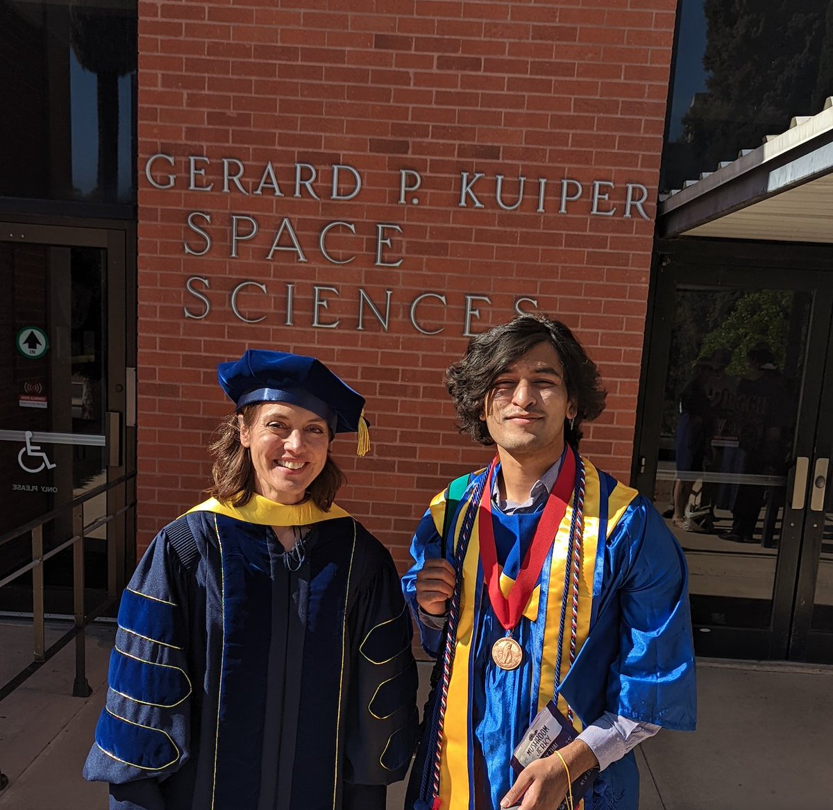 Amy Mainzer (@amymainzer) on Twitter photo Congratulations to graduating <a href="/UAZFrankeHonors/">W.A. Franke Honors College</a> senior Akash Satpathy, who will be staying at <a href="/uarizona/">University of Arizona</a> for graduate school in planetary science! Working with awesome students and meeting their families gives me hope for the future. Congratulations to graduating <a href="/UAZFrankeHonors/">W.A. Franke Honors College</a> senior Akash Satpathy, who will be staying at <a href="/uarizona/">University of Arizona</a> for graduate school in planetary science! Working with awesome students and meeting their families gives me hope for the future.