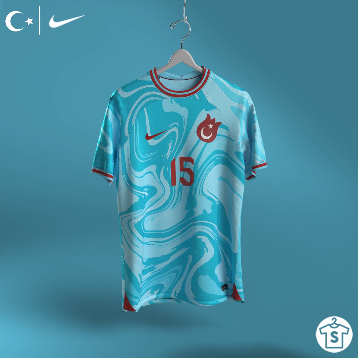 Sebbulba's tweet photo. Inspired by Turkish Ebru Art...
Turkey National Team Away Jersey Design...
@MilliTakimlar / @nikefootball https://t.co/Z9gNaK62CN