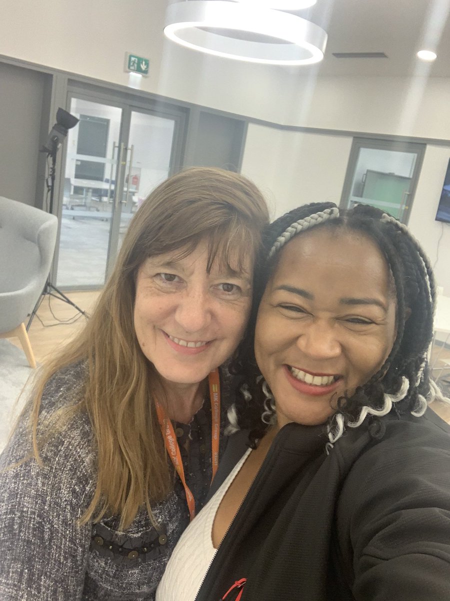 ShalomLloyd's tweet photo. Fabulous tour @MKCollege Chaffron Centre! A unique blend of business centre facilities, hireable venue, community, learning and access to an on tap talent pool is a #mustsee and #mustuse 🤩 Afternoon spent @SouthCentralIOT = pure innovation!
#highereducation #business #talent https://t.co/mg5NJlSPao