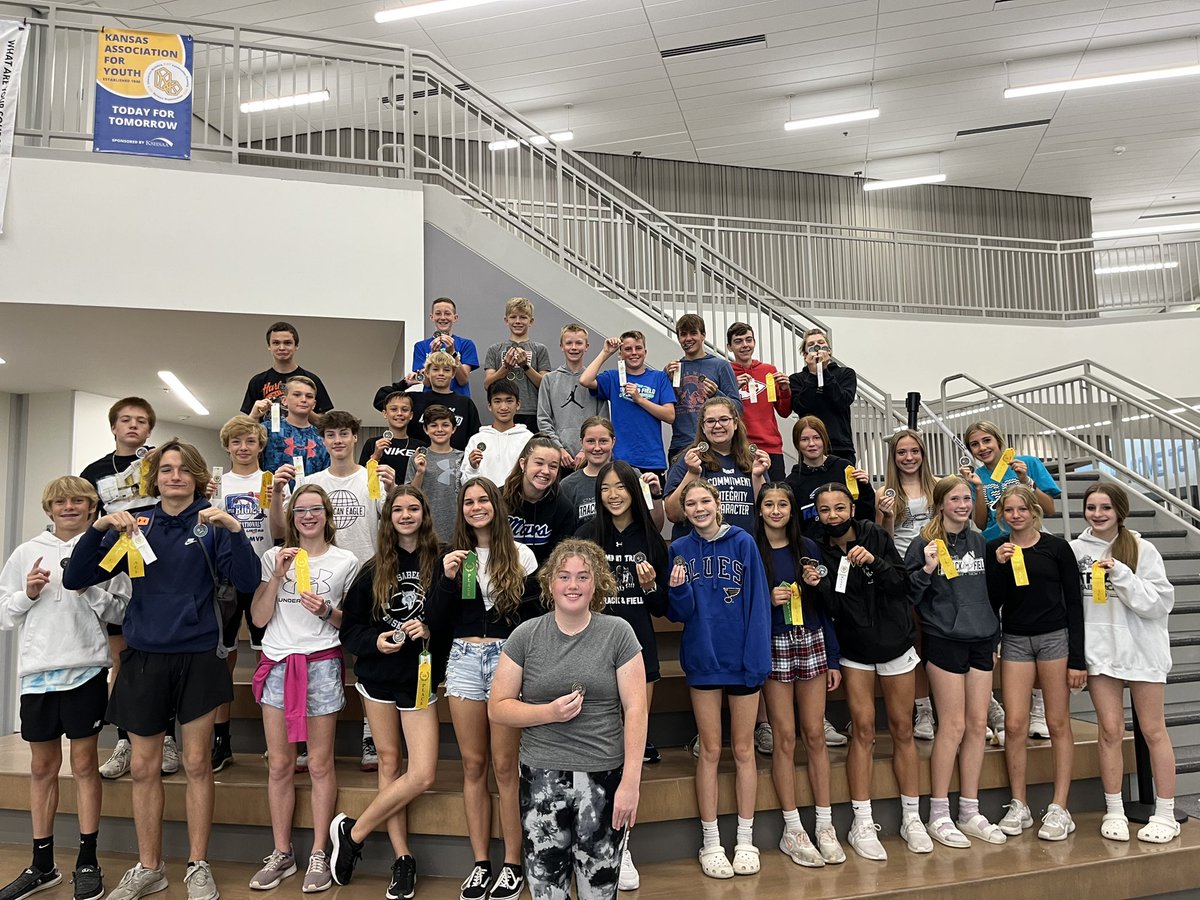 sabercattrack's tweet photo. Celebrating our amazing Track Athletes!  We had several place in their City meet, several break school records and we got to honor our Captains and Managers for all of their hard work! Thank you all!! #opsmomentsthatmatter #sabercatstrong @_STMS233 https://t.co/VfBhAAvsCs