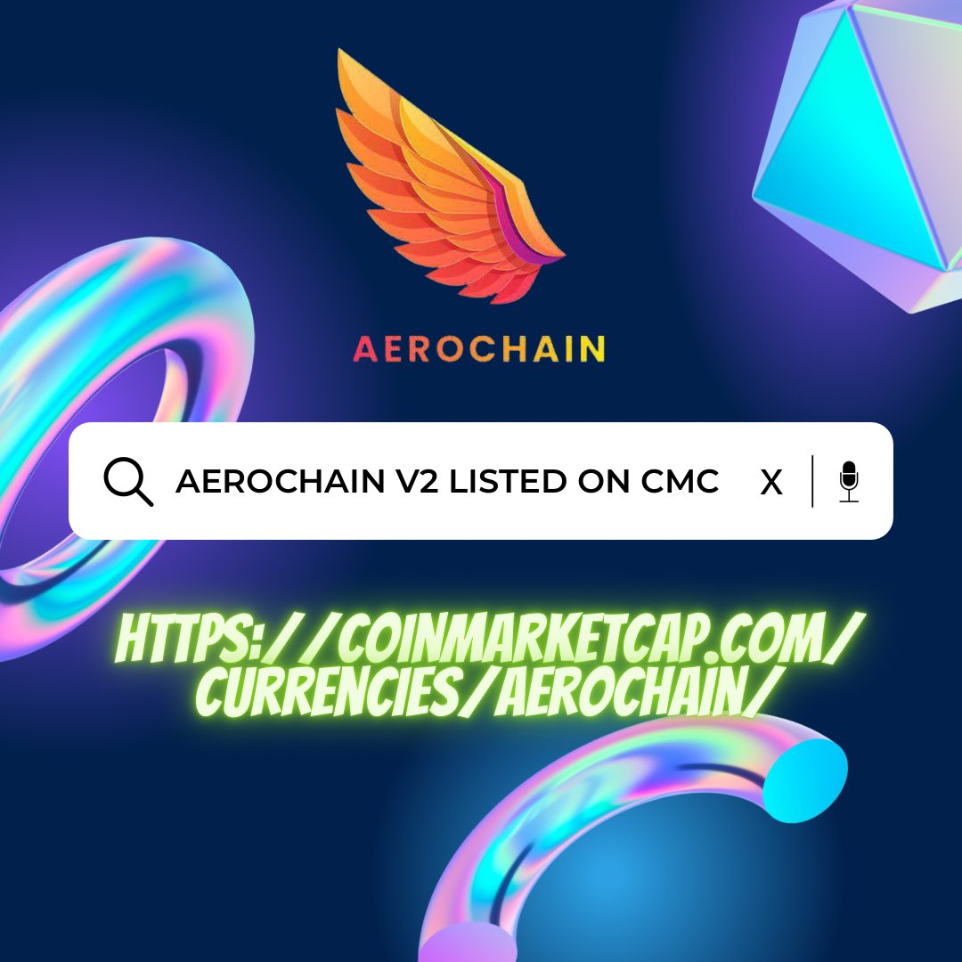 AEROCHAIN COIN tweet media