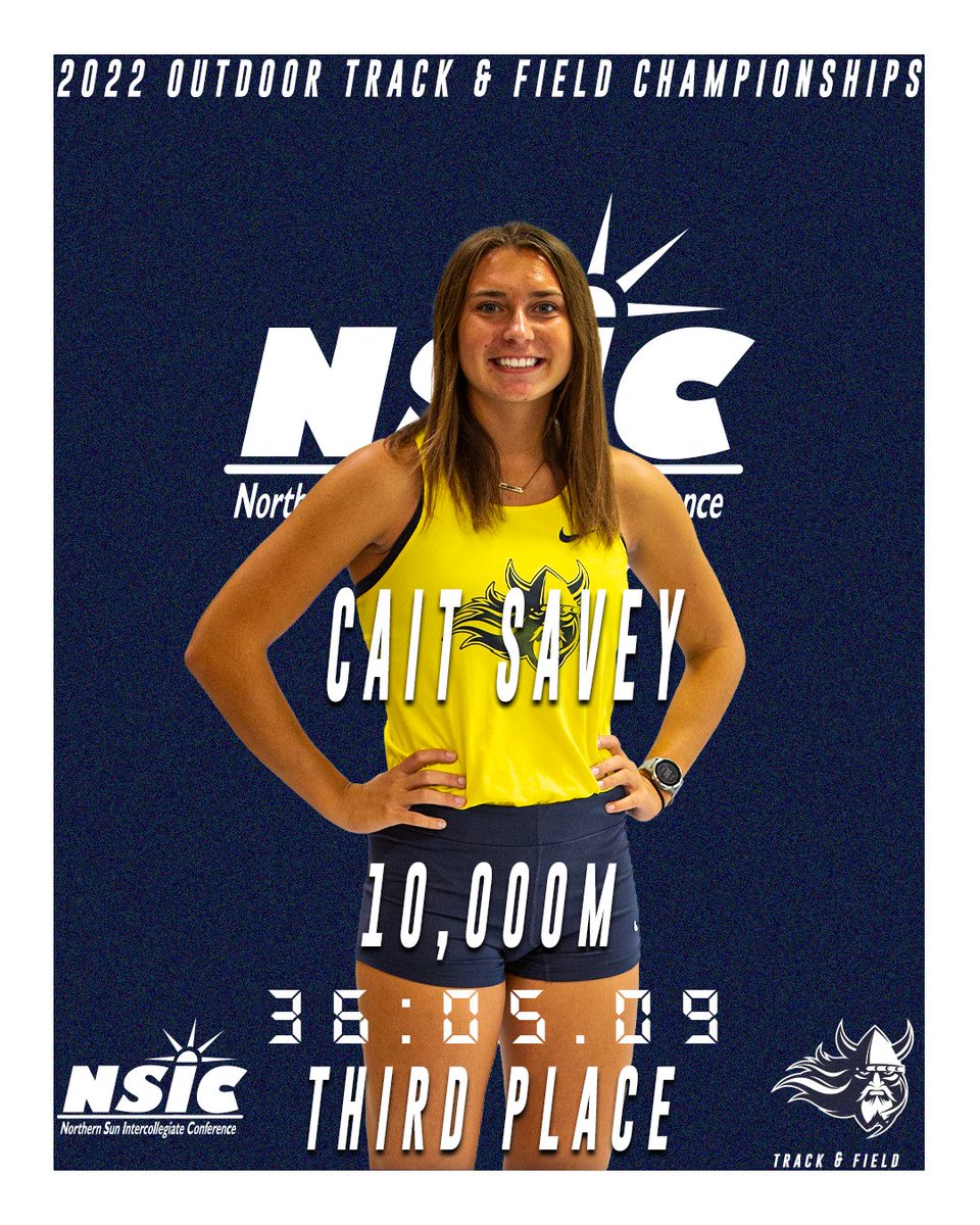 Also top-3 in the 10,000m with a huge personal best, Cait Savey, placing 3rd overall 🥉

#BuildingChampions