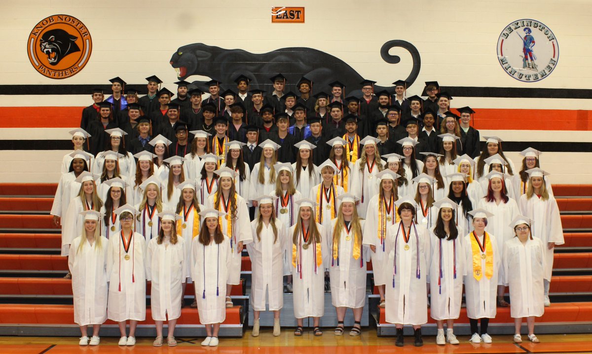 KnobSchools's tweet photo. We are so proud of our @KnobNosterHS #Classof2022! You have bright futures ahead!
#KNPantherPride  #OurMissionIsStudentSuccess https://t.co/MeiWRWszbJ