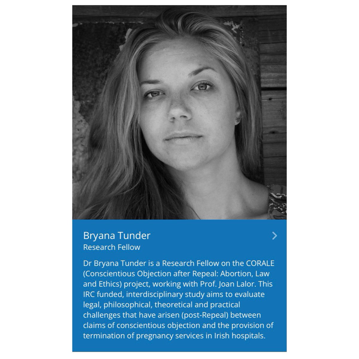 BCTunder's tweet photo. Very excited to be joining this particularly timely project in association with #TrinityCollegeDublin #CORALEstudy #Abortion #Law #Ethics https://t.co/dE2VM1yjyI