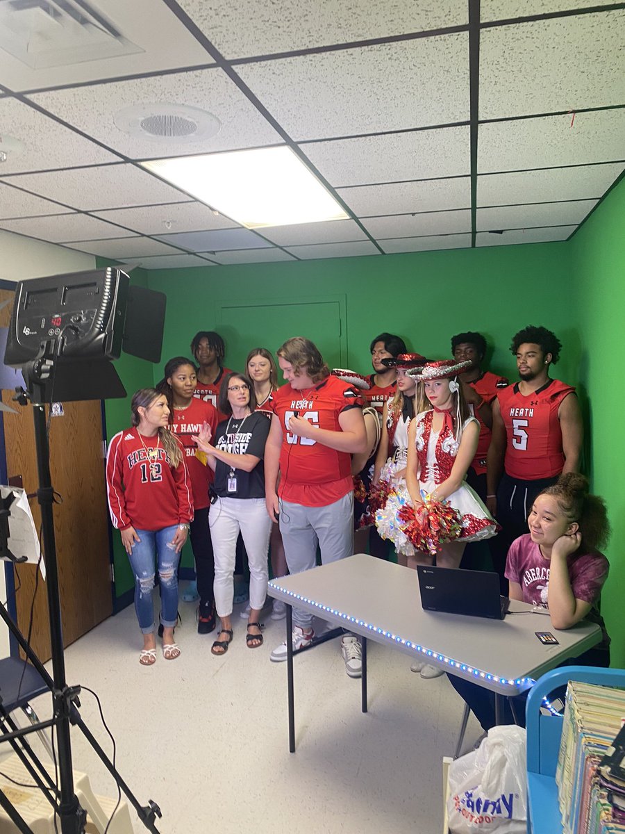 Heath Hawks Football tweet media