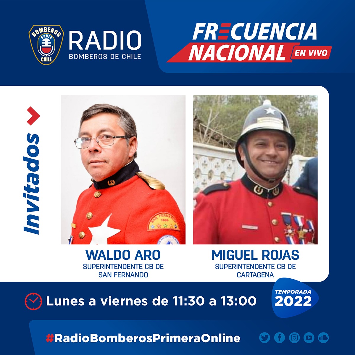 Bomberos de Chile on Twitter "¡Ya estamos al aire en Radio_bomberos