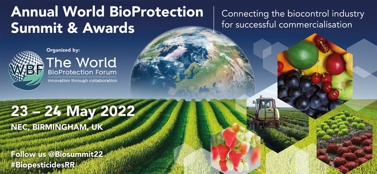 MinshadDr's tweet photo. #cap will intensify to reduce classic #agricultural inputs.
#organic &amp; #IPM is growing.
This is why the #WBForum is organising the #BioProtection meetign on 23-24 May 2022, #NEC, Birmingham, https://t.co/kePBJc8Zsx UK to discuss current challenges and opportunities. @biosummit22 https://t.co/e4PXSGqaHt