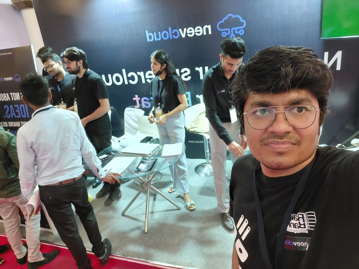 Dhakad1988's tweet photo. #neevcloud #supercloud #cloud for startup,
Event at brilliant convention center Indore, with @Divyara65130392 and #neev team. https://t.co/i3C3QQYUyd