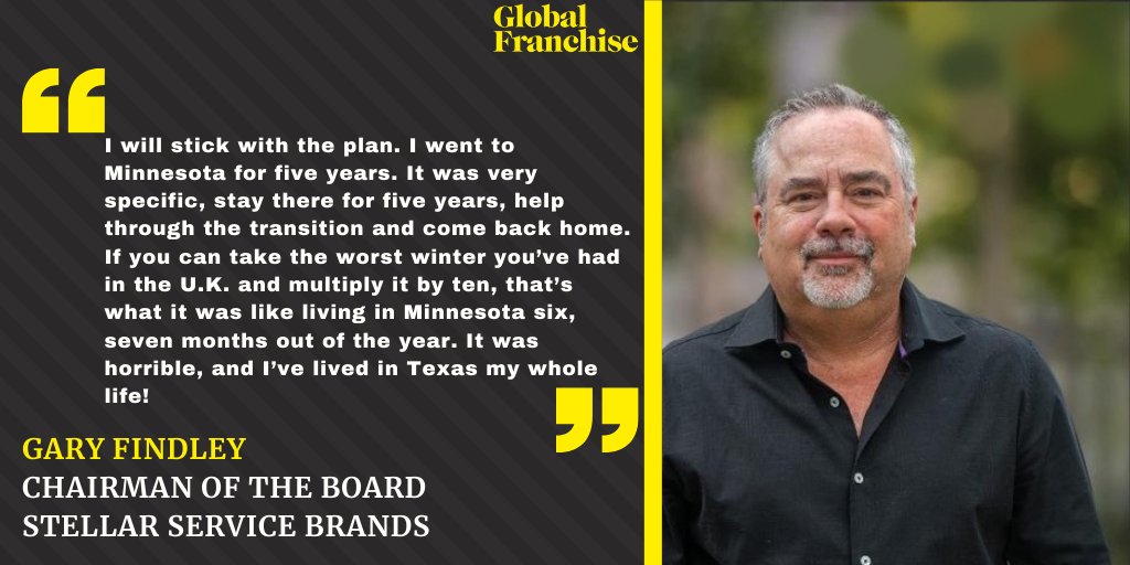 globalfranmag's tweet photo. 💬Our franchising quote of the week comes from 
@TheRedneckCEO, the chairman of the board at Stellar Service Brands. Findley spoke about his upbringing and how it shaped his values in business and life. Loyalty and persistence are key

Read the article 👇

https://t.co/VaFyxdh5lc https://t.co/gi98wYaZKM