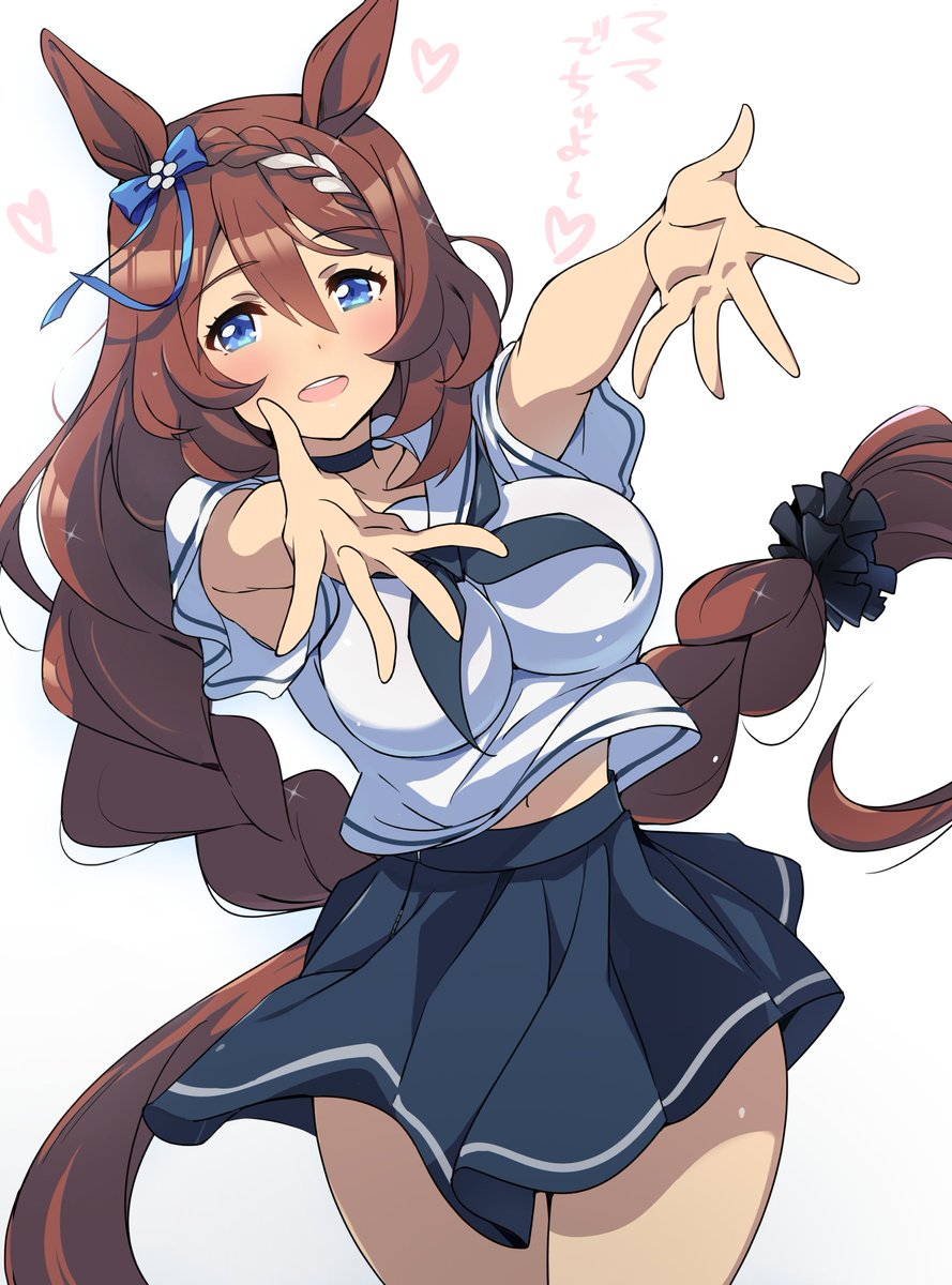 スーパークリーク(ウマ娘) 「俺はクリークが好きだ 」|トキ兄@Skeb受付中のイラスト