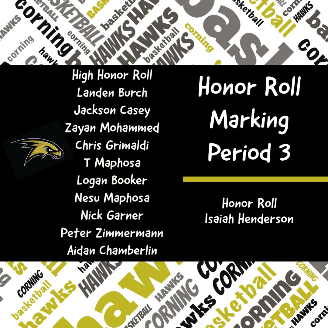 Corning Hawks Boys Basketball tweet media