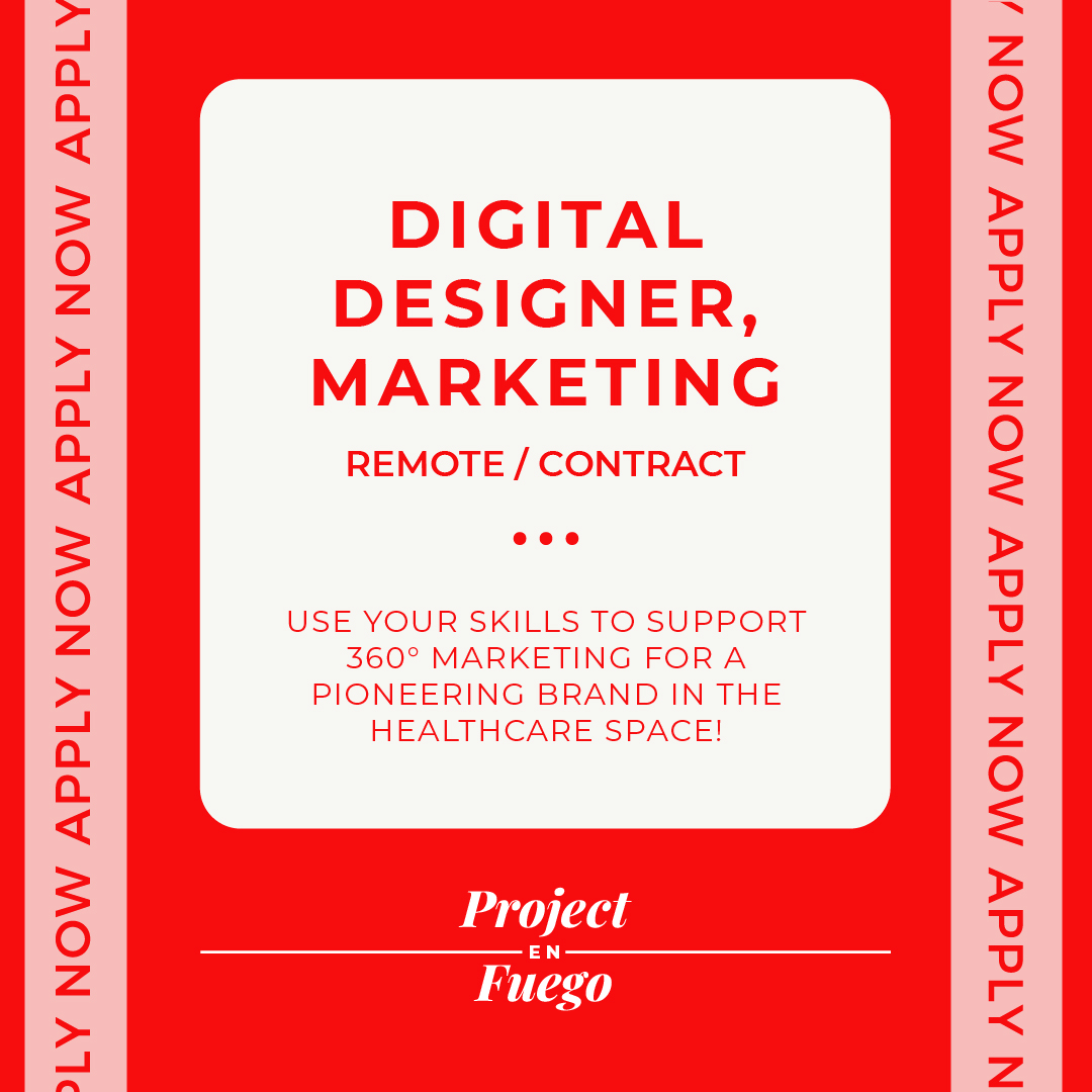 working_sandy's tweet photo. We’re looking for a digital designer to support 360° marketing needs for a pioneering brand in the healthcare space. Experience working in highly regulated industries and the ability to blend marketing messages, user stories, and the fine print is a must!
#elasticteams #OOOLife https://t.co/nwIJKktOUL