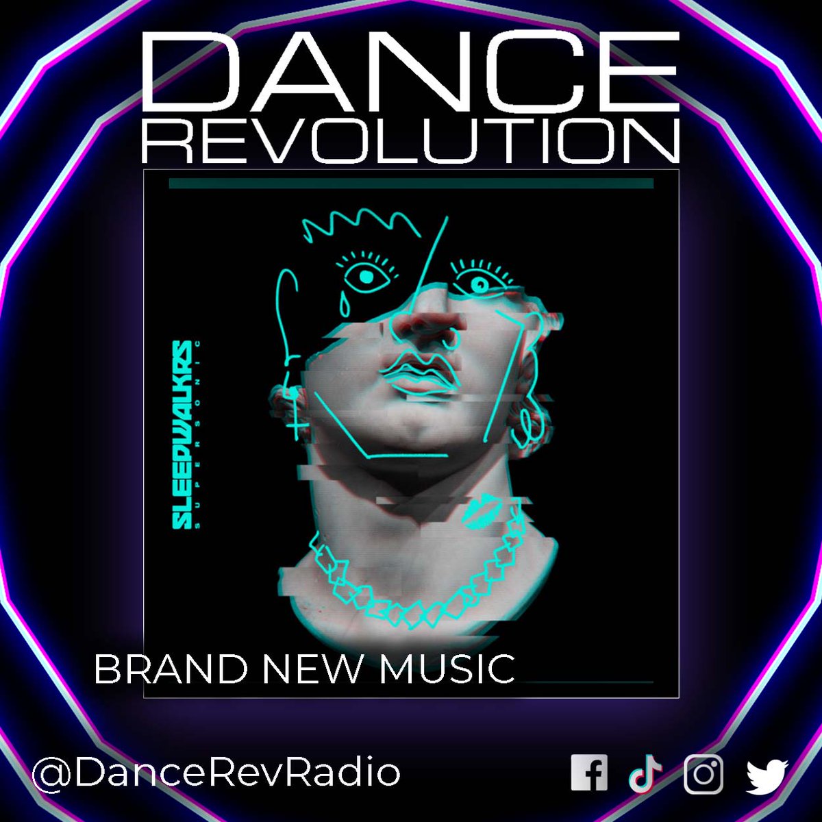 #NewMusicFriday

<a href="/SLEEPWALKRS/">SLEEPWALKRS</a> has been on a MASSIVE rise and has returned with another hit as “Supersonic” has been played all over British radio however, it needs some love on Spotify so if you like this one, go stream it!

Listen now on #DanceRev 👇
linktr.ee/DanceRevRadio