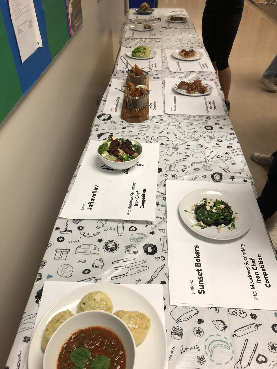 mrsharpess's tweet image. Iron Chef competition returns after 2 years @PittSecondary Unbelievable skills demonstrated by staff and students!
