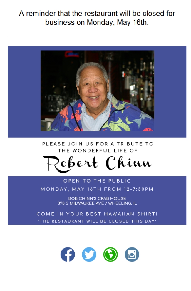 BobChinns's tweet photo. A Tribute to Bob this Monday! https://t.co/SqkUiuQCVc https://t.co/29LnalOyCr