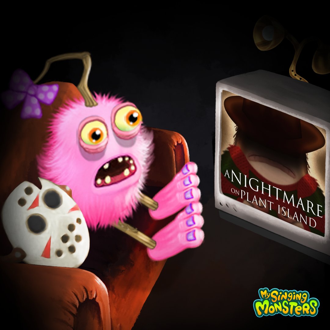 FACTOID FRIDAY  Did you know that despite its sweet and unassuming  appearance, that Rare Furcorn's favorite type of film is horror? Some of  its favorite movies include A Nightmare on Plant
