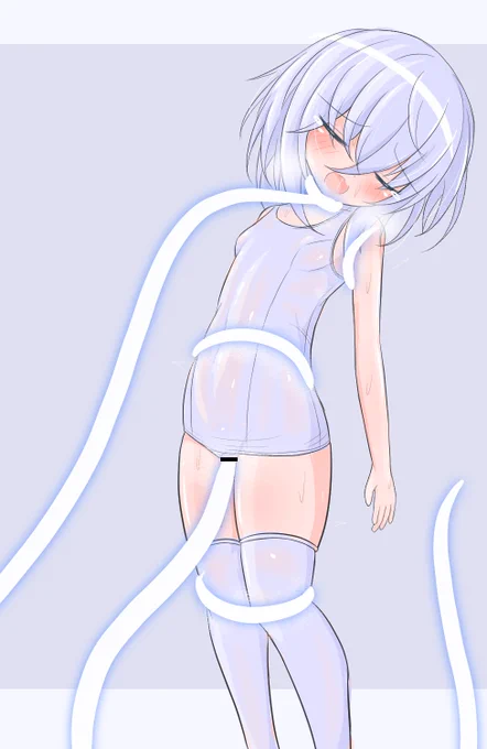 絵510号「ノエさん」
やられ立ち絵(首絞めフィニッシュ)

差分のような雰囲気ですが実は描き下ろし! 