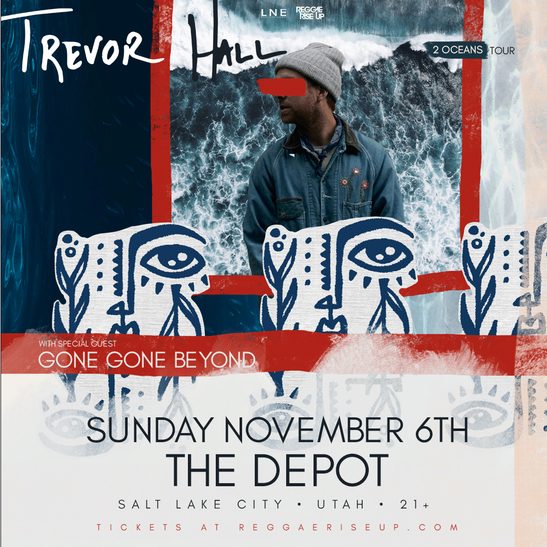 ReggaeRiseUp's tweet photo. JUST ANNOUNCED ✨ @trevorhallmusic is coming to @depotslc on his 2 Oceans Tour 💛 NOV 6TH with Special Guest: Gone Gone Beyond! 

Tickets are On Sale Now at https://t.co/7XAqhWeGl7

Join the #RRUFam this Fall! 🔗 

#TrevorHall #ReggaeRiseUp #DepotSLC https://t.co/dTr9WEXTDG