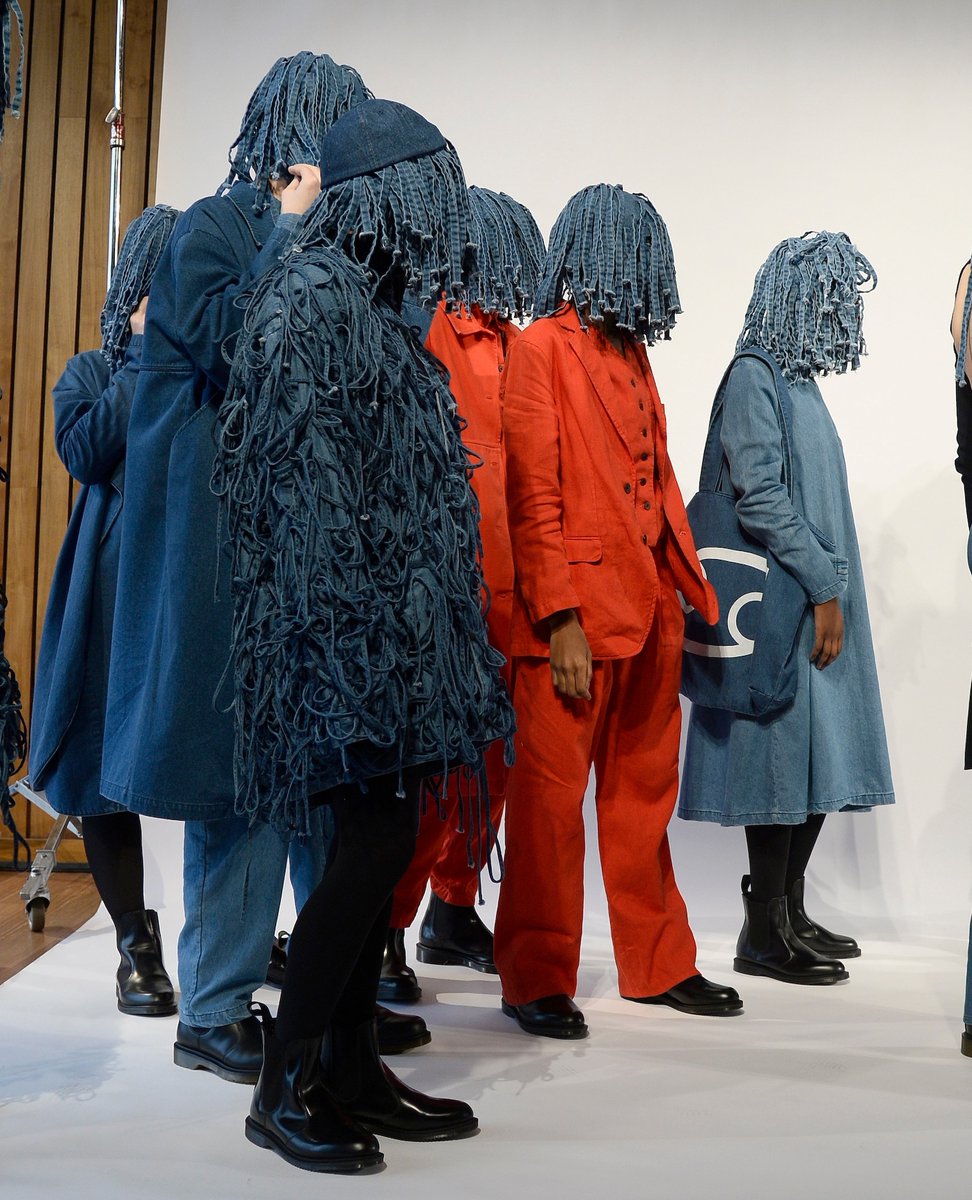 made's tweet photo. Extra fringe, please! LA-based label @69us, worn by the likes of Erykah Badu and seen in Beyoncé’s music videos, prefers a non-gender and non-demographic approach to design. Swipe for looks seen at their Fall 2016 #MADENY presentation ⬅️👖 https://t.co/Pgwr5tVRHq