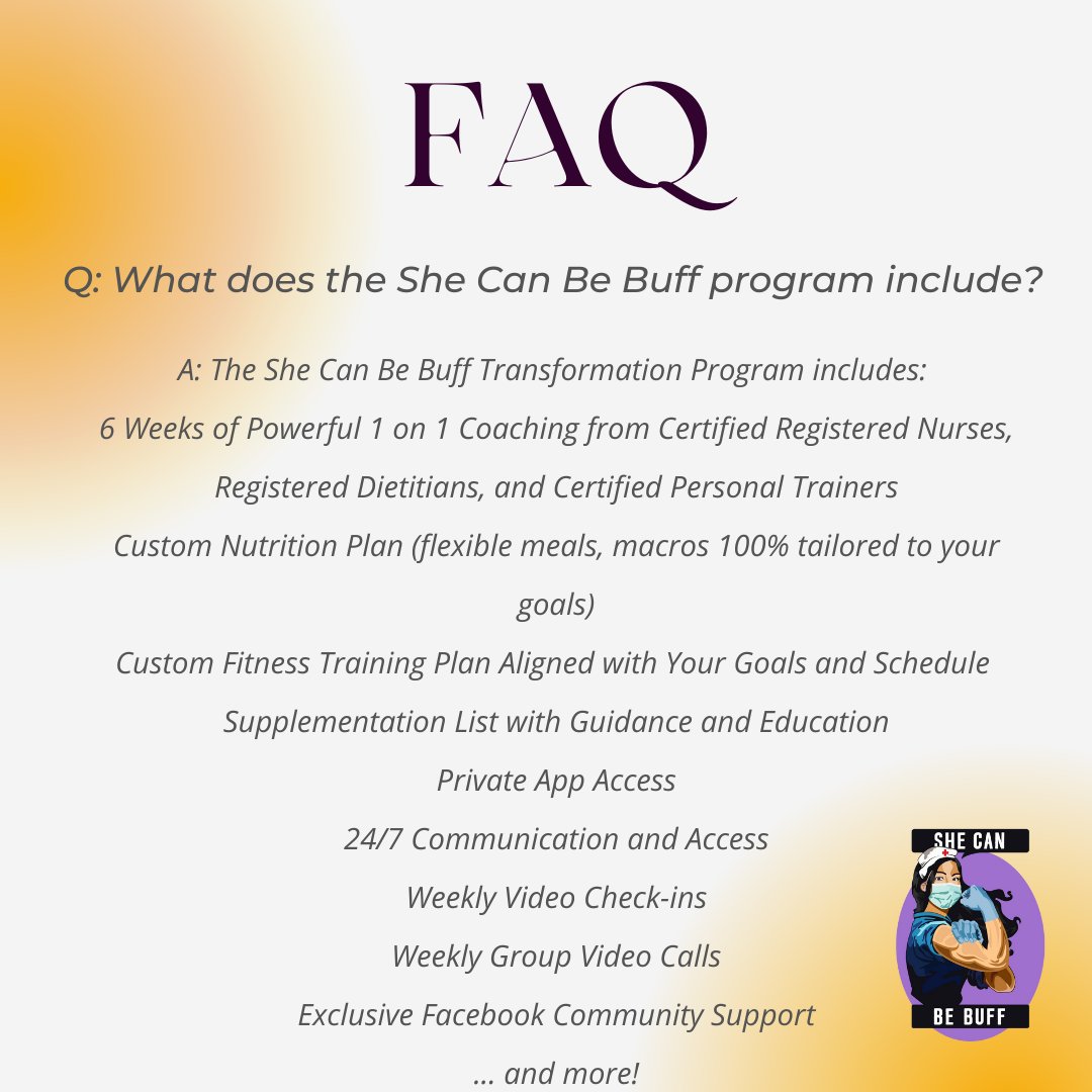 Follow @shecanbebuff for the latest updates! Remember to sign up for our program at shecanbeboth.com ✨💪🏽