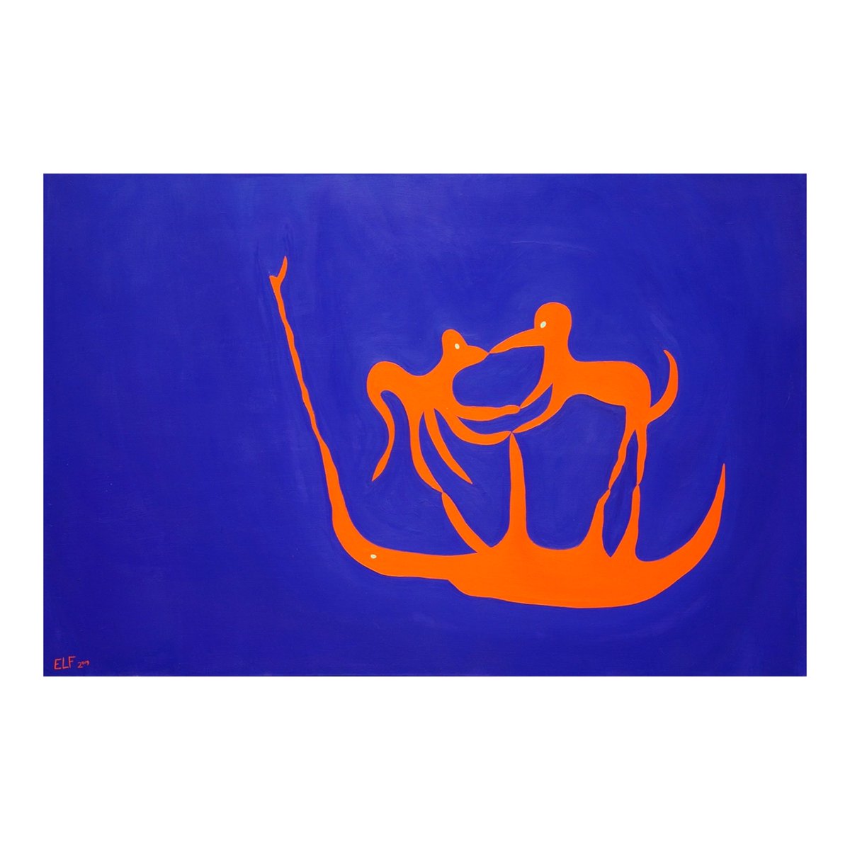 eleonfreeman's tweet photo. “Love and Death” oil on canvas, 48” x 72” #art #oilpainting #ericfreeman #poetryofdreams #life #dance #balance #creature #orangeandpurple #anteater #dreams https://t.co/lC61s1yJ1a
