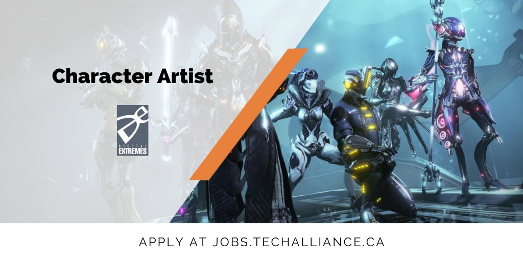 TechAlliance's tweet photo. Character Artist wanted at @DigitalExtremes
Duties include:
➡Realize the overall artistic vision of characters based on designs, concepts and descriptions
➡Design, model, and texture high quality 3D characters
Apply at https://t.co/Aelv8tsBOa
#TechAllianceJobs #LdnOntJobs https://t.co/pf84SAvamO