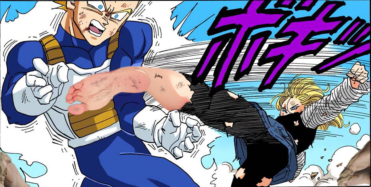 Android18Daily's tweet image. The greatest pride of all Anime ever shattered by one Powerful Feet and by the beautiest and deadliest Android ; Android 18 🥵🦵🦶

What do you think about this scene ? Were you shocked of this kick ?

Thank you so much for 100 Followers ! ☺️ Next level : 200 👀

#人造人間18号