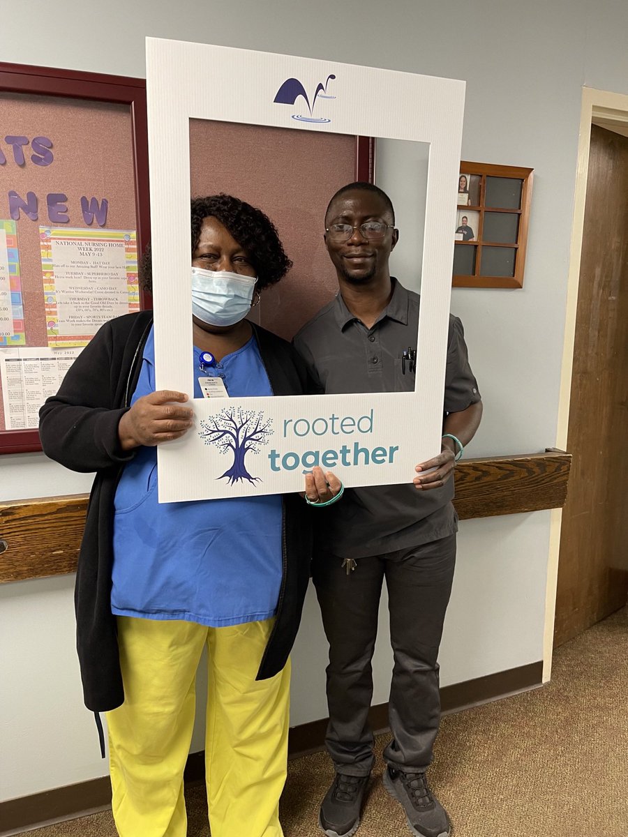 NextStepHC's tweet image. #TeamHermitage is not only #RootedTogetherNSHC during #NationalNursesWeek #SkilledNursingWeek but 24/7 providing care to our residents! #Teamwork @MLSudders @MassDPH @mcknightsltcn @ahcancal