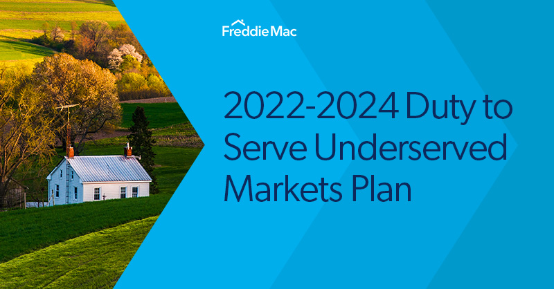 FreddieMac's tweet photo. Freddie Mac's 2022-2024 Duty to Serve plan focuses on developing innovative solutions for rural, manufactured and affordable housing across the nation.