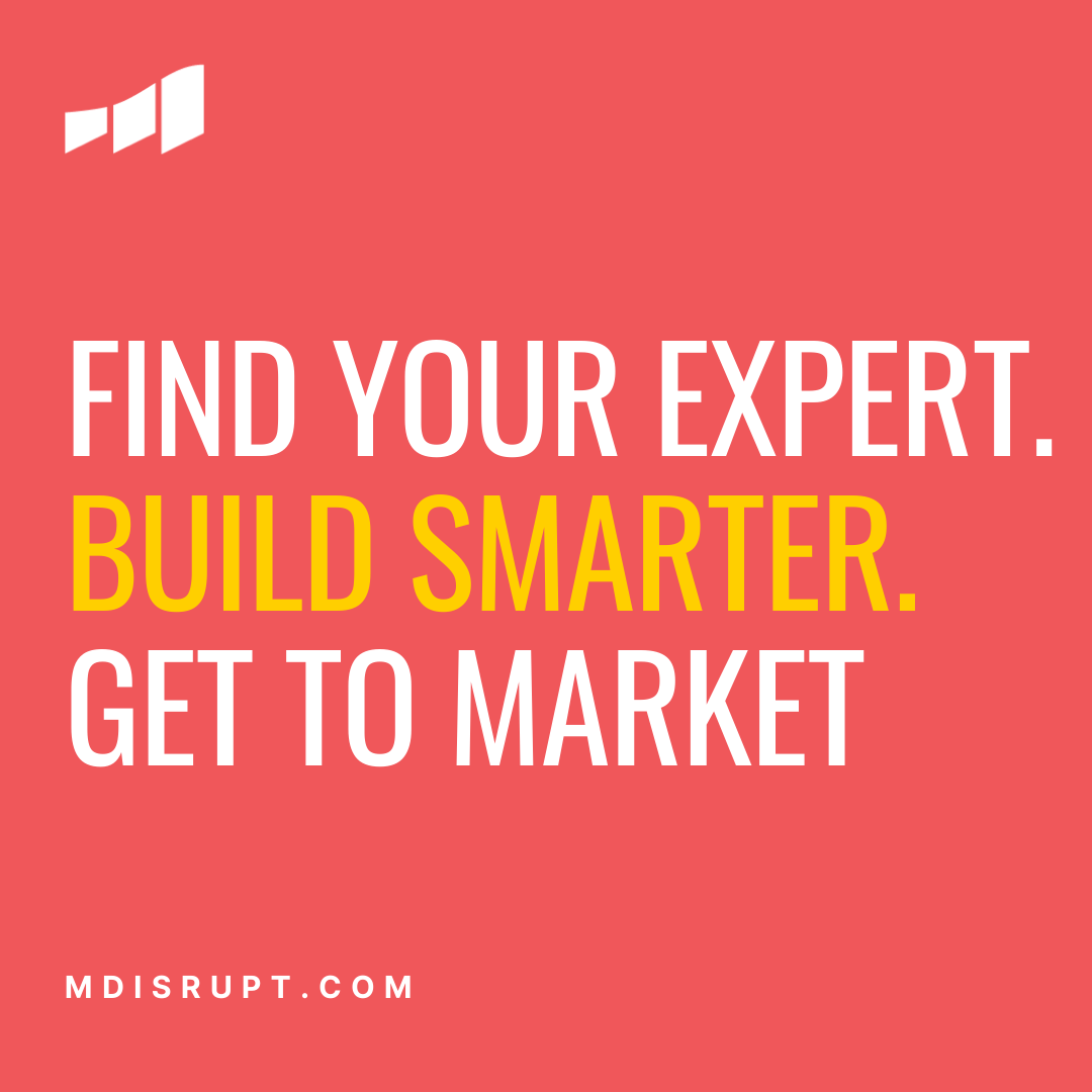 m_disrupt's tweet photo. MDisrupt has the experts you need to build, commercialize, and scale your product. Find the right ones for you on our homepage https://t.co/Nfg2Pbsvsi
#MDisrupt #DigitalHealth #Health #HealthTech #DigitalHealthIntelligence https://t.co/INurXwhUQA