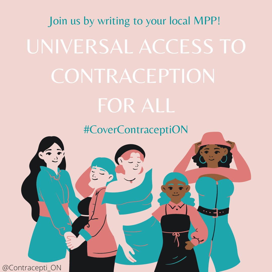 Looking for a way to stand up for reproductive rights? Email your MPP using our quick template to make your voice heard about #contraception as a crucial election topic! covercontraception.good.do/covercontracep…

The time for universal contraception is now #CoverContraceptiON #onpoli