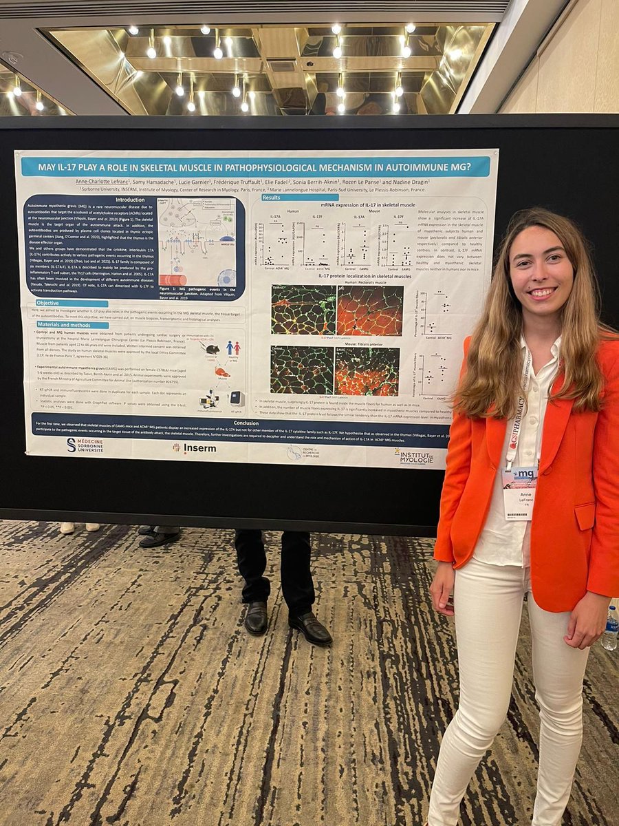 Inst_Myologie's tweet photo. Thanks to Edouard Hemery, Anne-Charlotte Lefranc, Sonia Berrih-Aknin, Rozen Le Panse &amp; Marius Hallier for their posters https://t.co/h99Al6WYWl