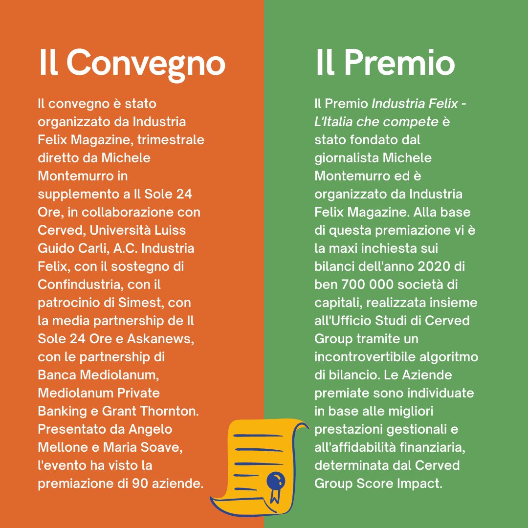 advant_l's tweet photo. Una grande soddisfazione e un grande orgoglio: conferita ad #Advant l'Alta Onorificenza di Bilancio in occasione del Premio di @FelixIndustria!

#ADVANTitutta #AltaOnorificenza #IndustriaFelix #Bilancio #Aziende #CentroItalia #Impresa #ICT https://t.co/p6HA5n47LP