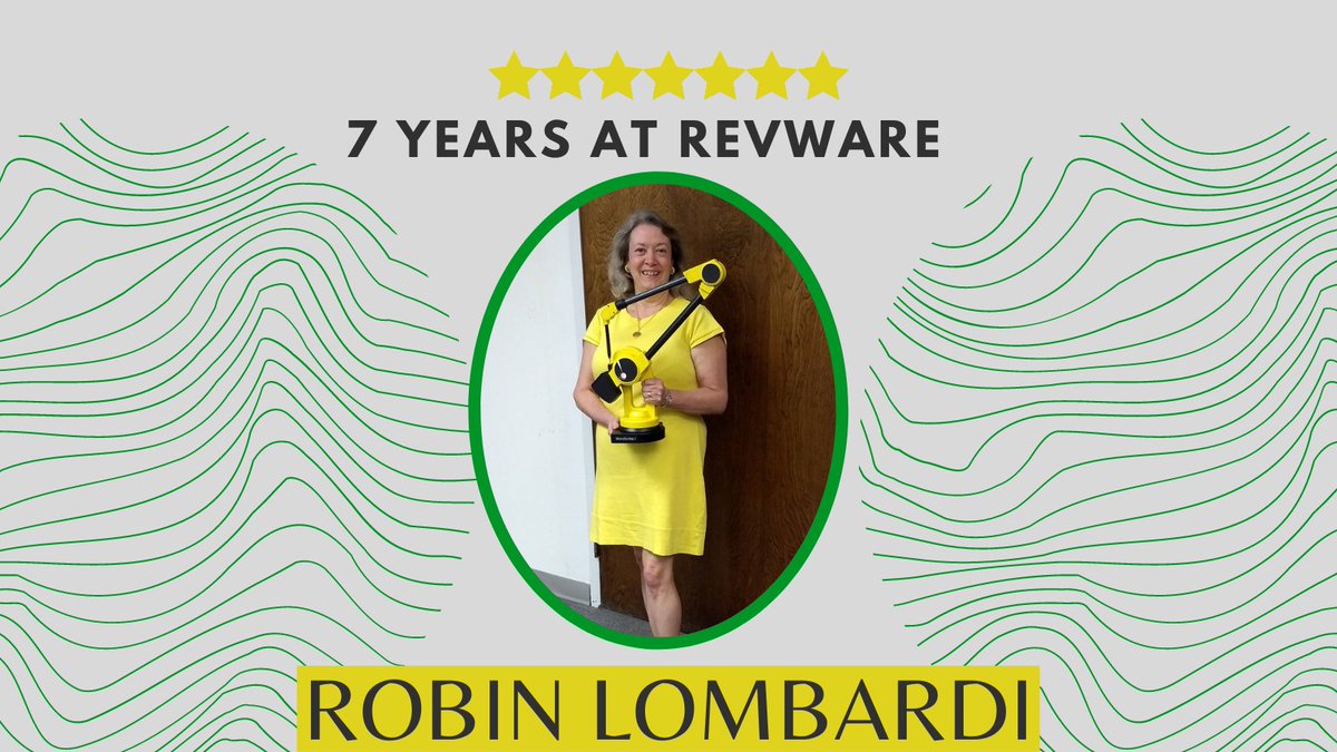 RevwareInc's tweet image. Congratulations to our Back Office Administrator, Robin, for another great year of work at Revware!