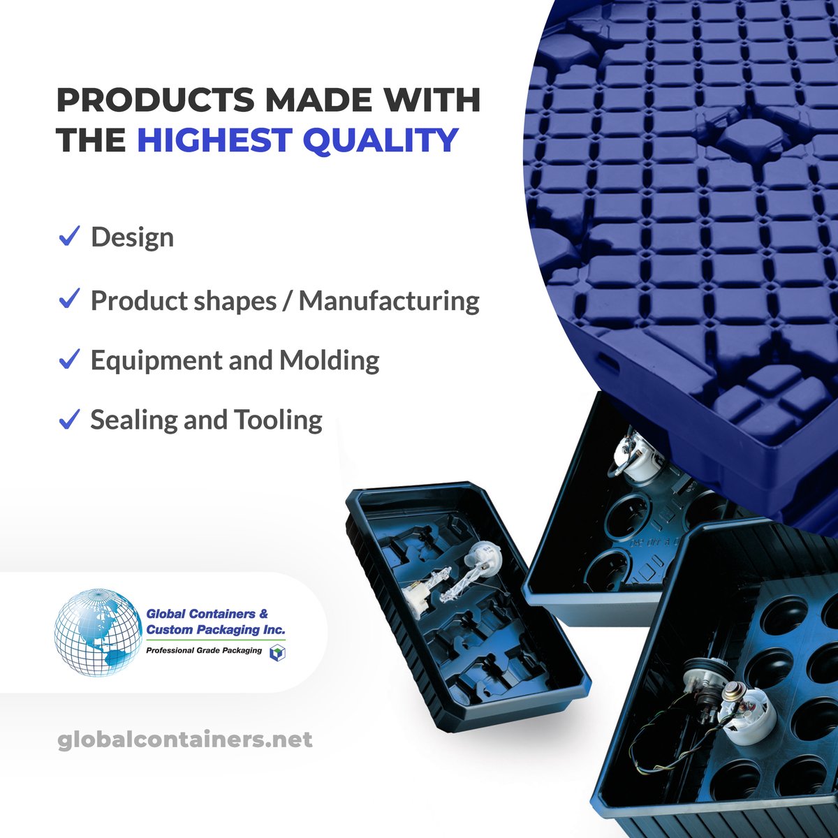 GlobalPkg's tweet photo. We deliver innovative and sustainable design, engineering and manufacturing solutions to the market for thermoformed packages and specialty products.

https://t.co/PPviyJAcRB

#GlobalContainers #ContainersForAnything #Thermoforming #Thermoformedplastic #packaging https://t.co/hhbABCvb3E