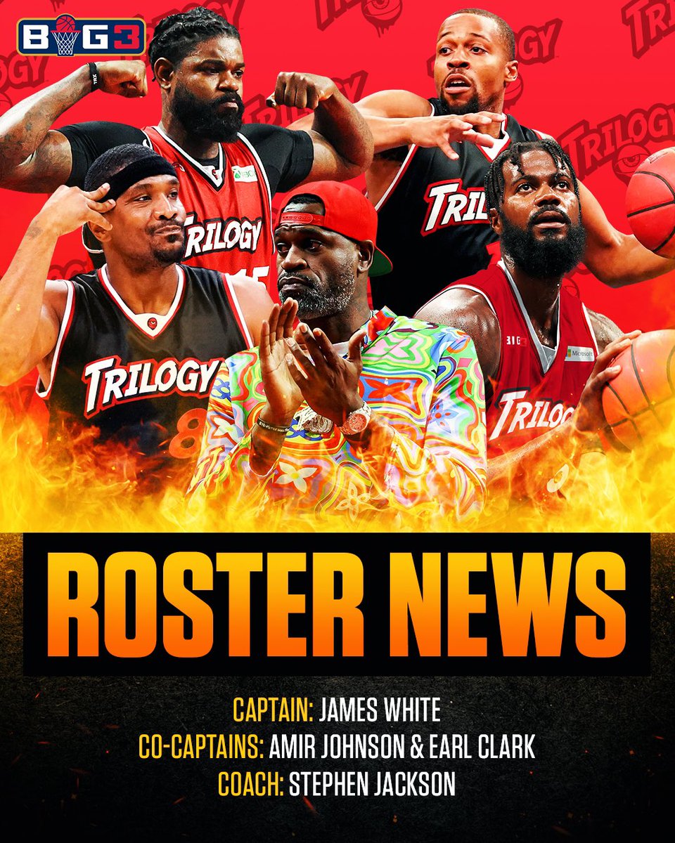 thebig3's tweet photo. ROSTER NEWS: Here is how the defending champs will head into 2022 🏆

@BIG3_Trilogy | #BIG3Season5 https://t.co/mMoxbPSG6p