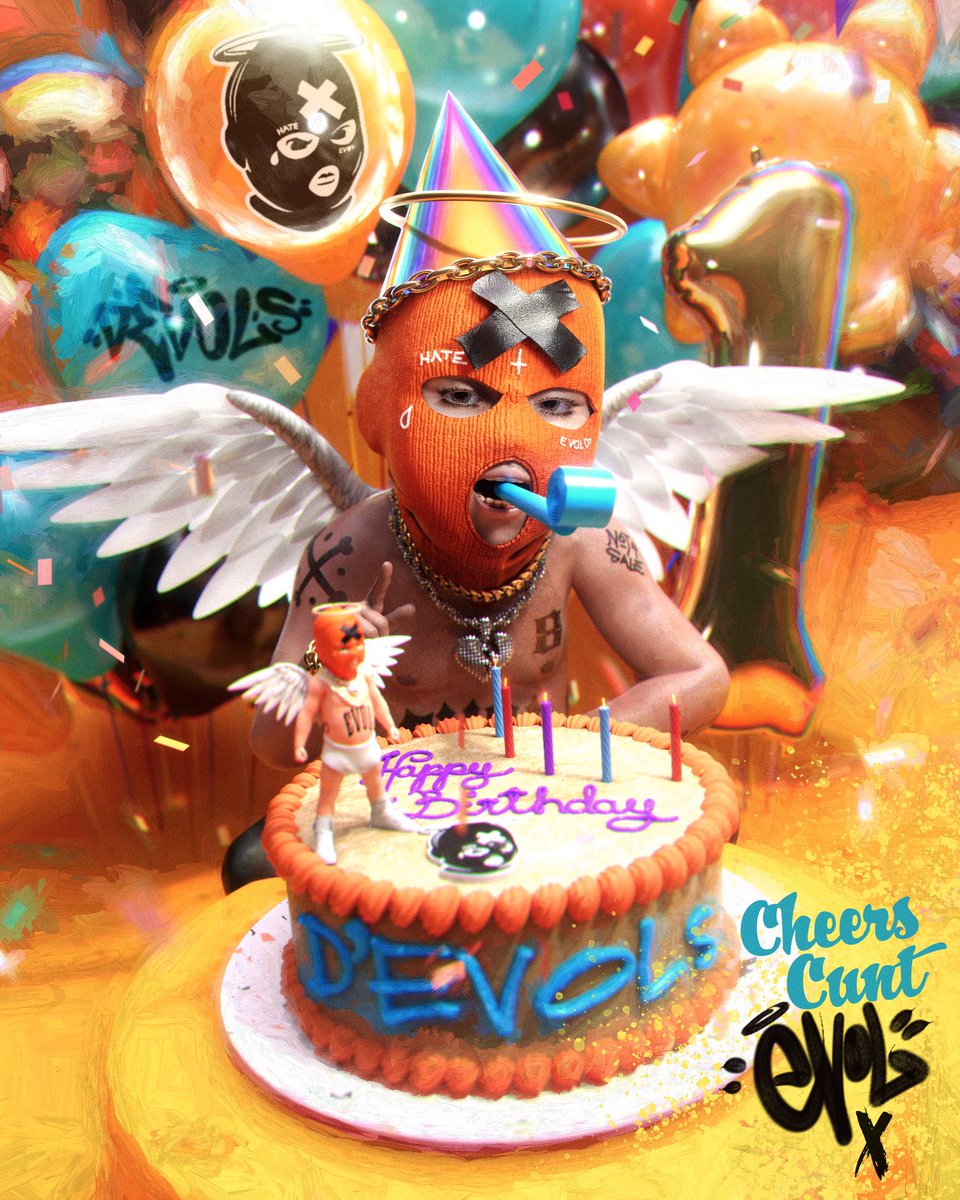 GEVOLsNFT's tweet photo. All present AND past D’evol holders, check your wallets 🎉🎂 https://t.co/7DdcgjF0s6