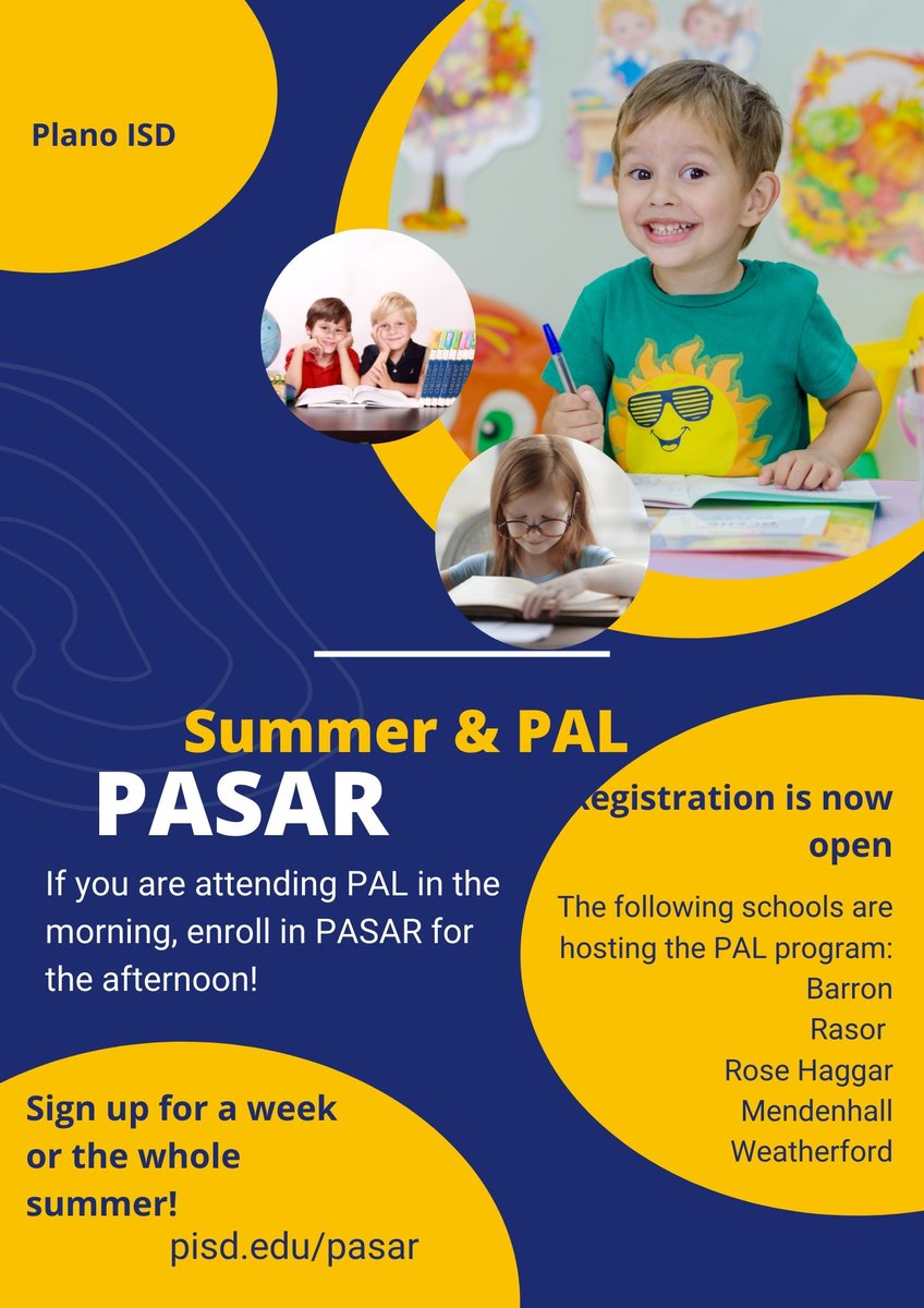 If your student is signed up for PAL...don't forget you can also sign up for Summer PASAR! <a href="/BoggessBengals/">Boggess Elementary</a> <a href="/DooleyElem/">Dooley Elementary</a> <a href="/FormanFalcons/">Forman Falcons</a> <a href="/Hickey_Allstars/">Hickey_AllStars</a> @HuntHounds <a href="/meadowslearns/">Meadows Elementary</a> <a href="/MendenhallHorns/">Mendenhall Elem.</a> <a href="/MillerElem/">Miller Elementary</a> @SchellCoyotes <a href="/StinsonStars/">Stinson Stars</a> <a href="/stacie_burk/">Stacie Burk</a>